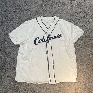 Hollister California baseball jersey